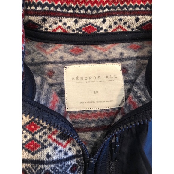 Patterned fleece sweatshirt - Picture 4 of 6